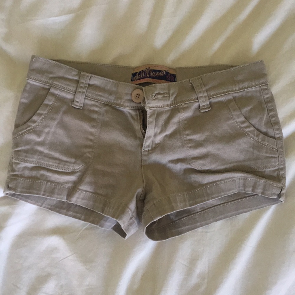 Tan shorts from Wallflower