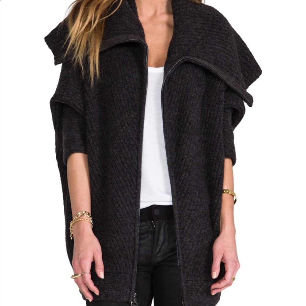 Bcbg Maxazria Espen charcoal sweater