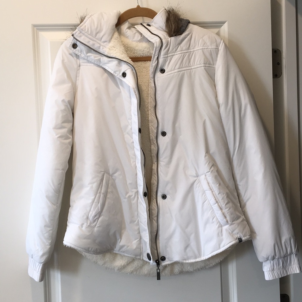Roxy Sherpa lined puffer