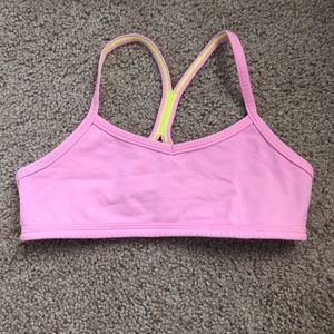 ivivva pink sports bra