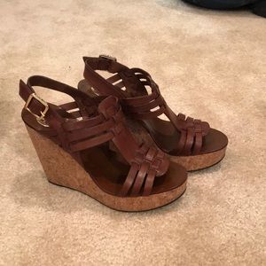 Brown Tory Burch Espadrilles