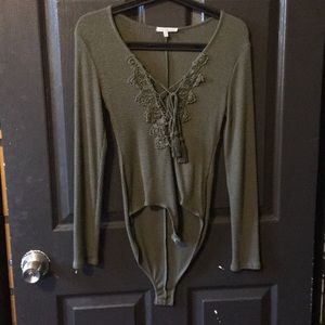 Long sleeve body suit