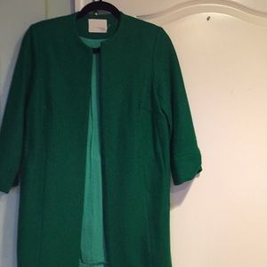 Green coat