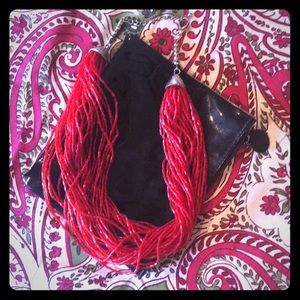 Red Beaded Necklace