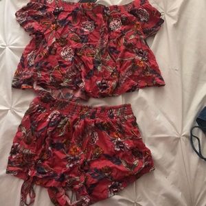 Floral two piece set