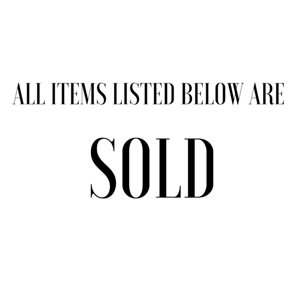 All items after this are sold 😃