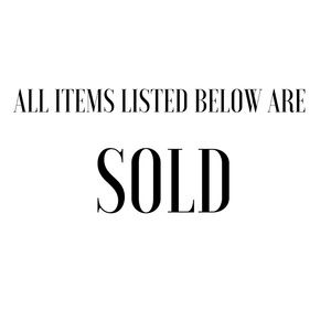 All items after this are sold 😃