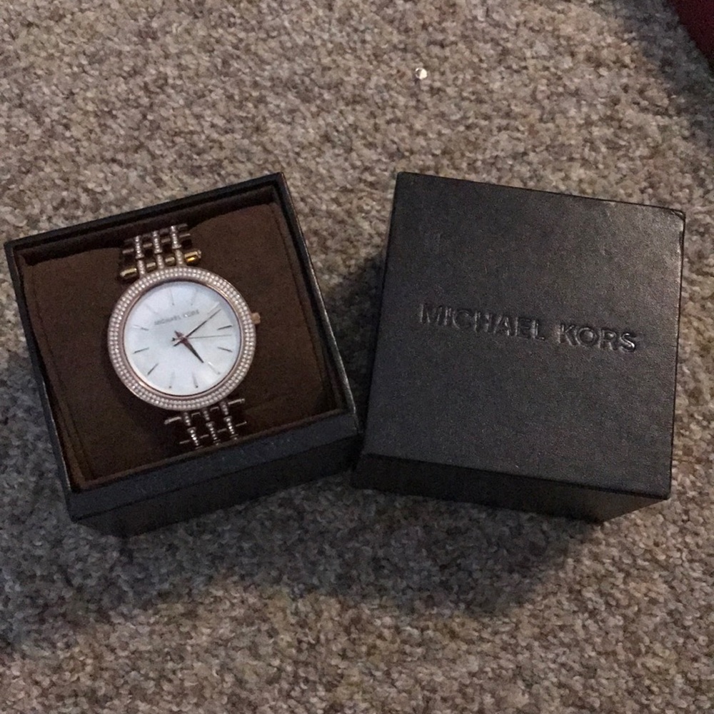 Used Rose Gold Michael Kors Watch