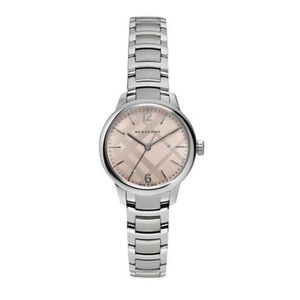 Burberry 32mm Stainless Steal Pink Etch Watch