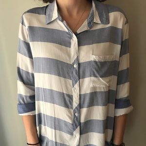 Andrea Jovine striped shirt button down blouse