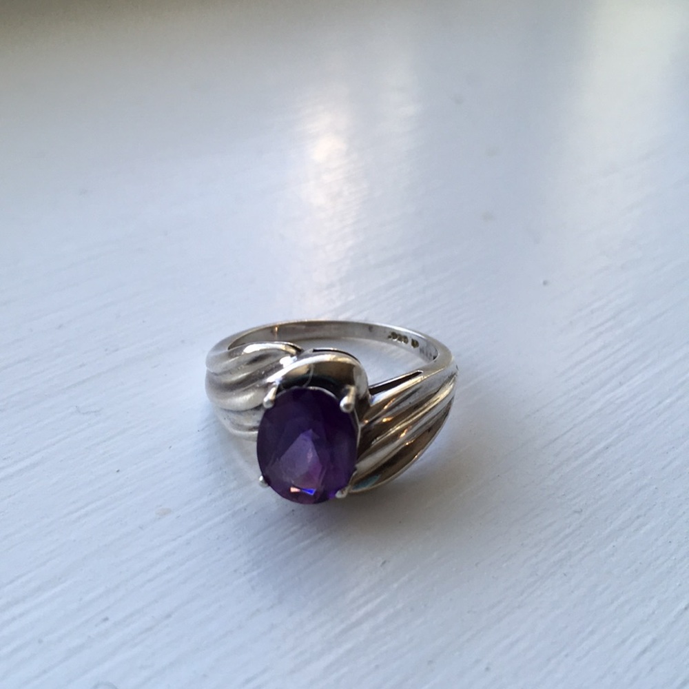 Sterling Silver Amethyst Ring