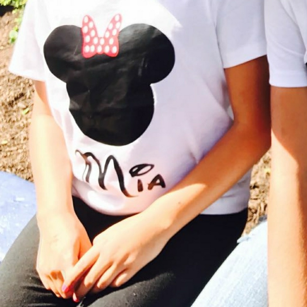 Iron on perzonalized t-shirts