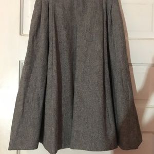 Banana Republic Full Wool Skirt
