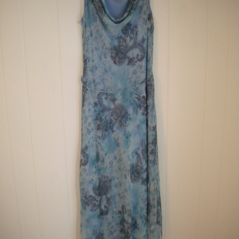 Blue Paisly dress