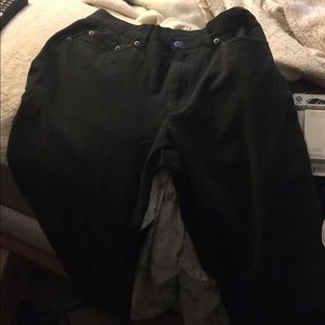 High waisted black Ralph Lauren jeans.