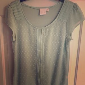 Mint green blouse