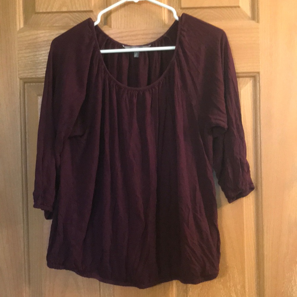 Purple top by Daisy Fuentes