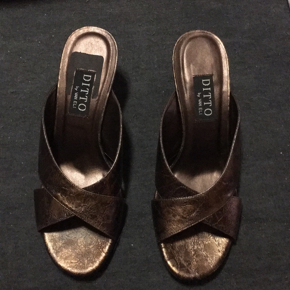 Brand New Bronze Sandals