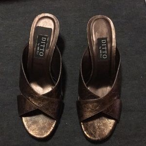 Brand New Bronze Sandals