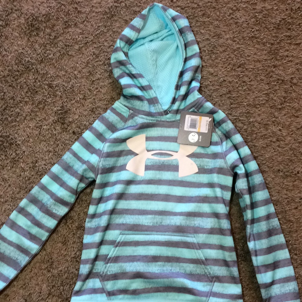 Girls size youth small underarmour hoodie NWT
