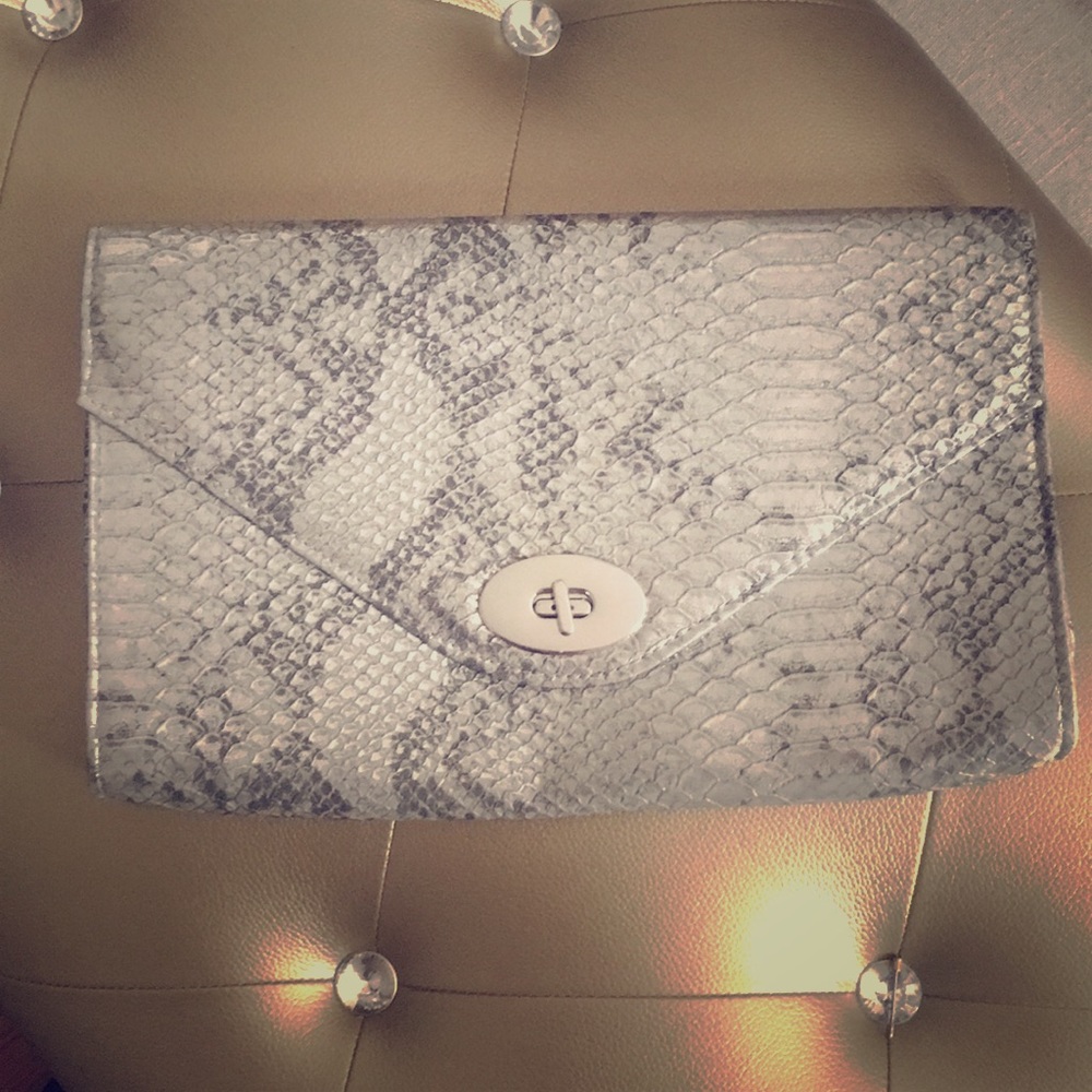 Silver clutch 💞