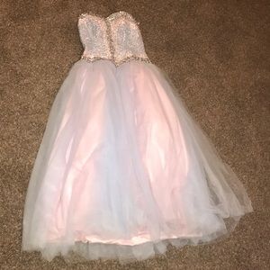 Bedazzled prom dress
