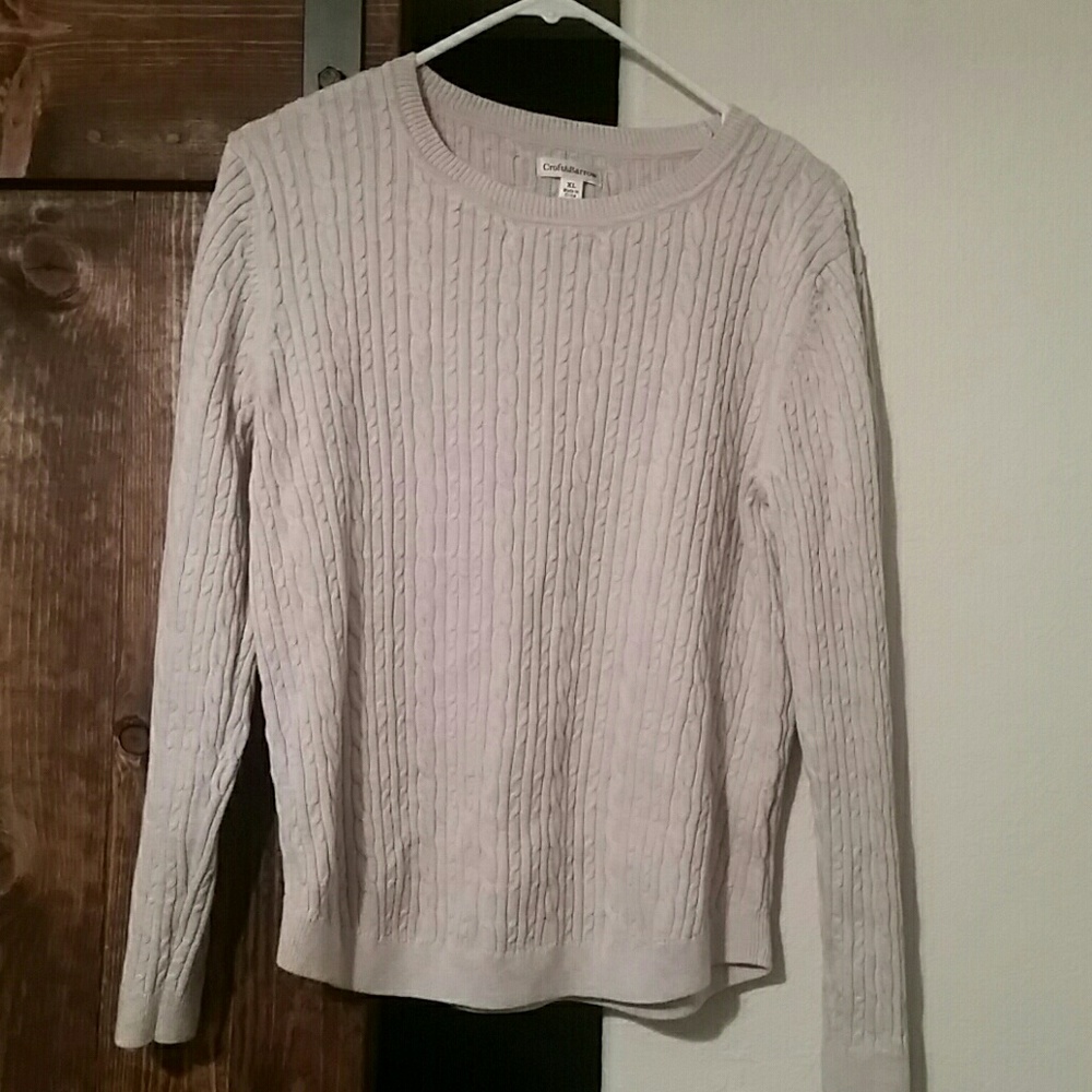 Cream sweater