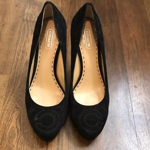Auth Coach Brigett Suede shoes with box
