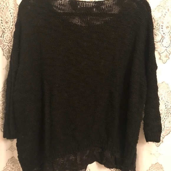 Abercrombie & Fitch Lace Trim Sweater - Picture 2 of 3