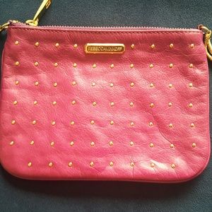 Rebecca Minkoff Studded Crossbody Purse Gold Plum