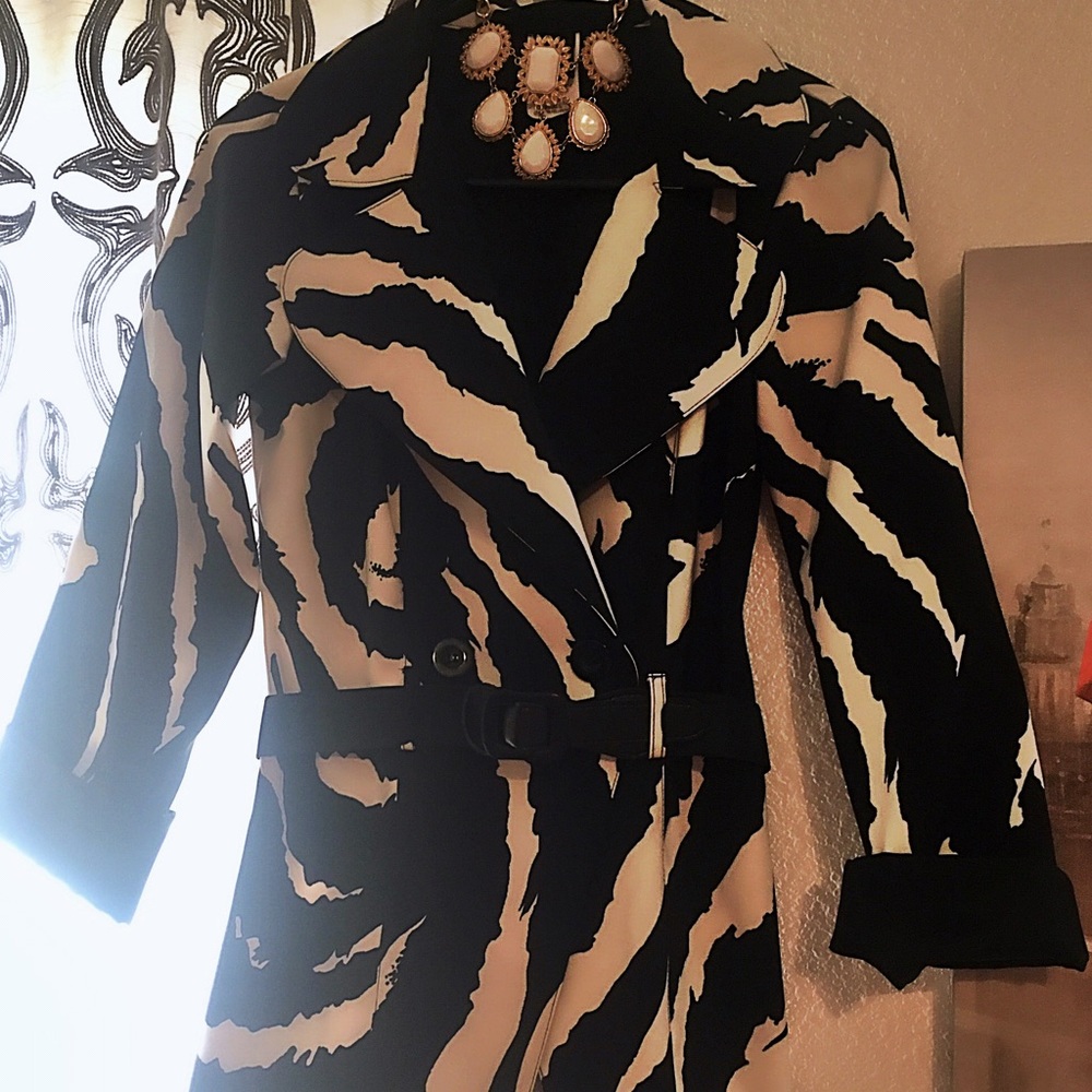 Blazer Zebra Print