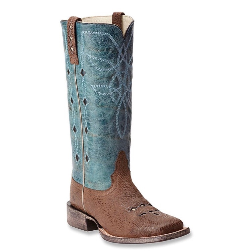 Like NEW Ariat boots Turqouise - Size 7.5