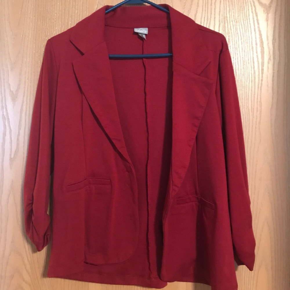 Red blazer