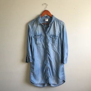Light Denim Shirt Dress
