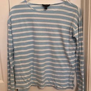 women's striped Jcrew long sleeve shirt!!