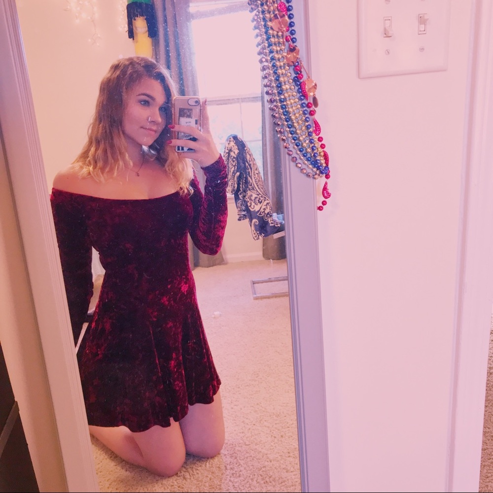 velvet dress