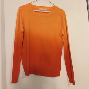 Orange Ombré Sweater