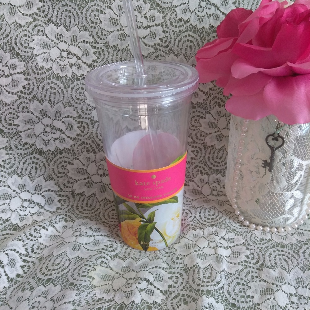 Kate Spade Floral Tumbler