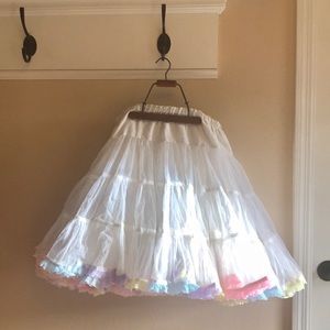 Vintage square dancing crinoline
