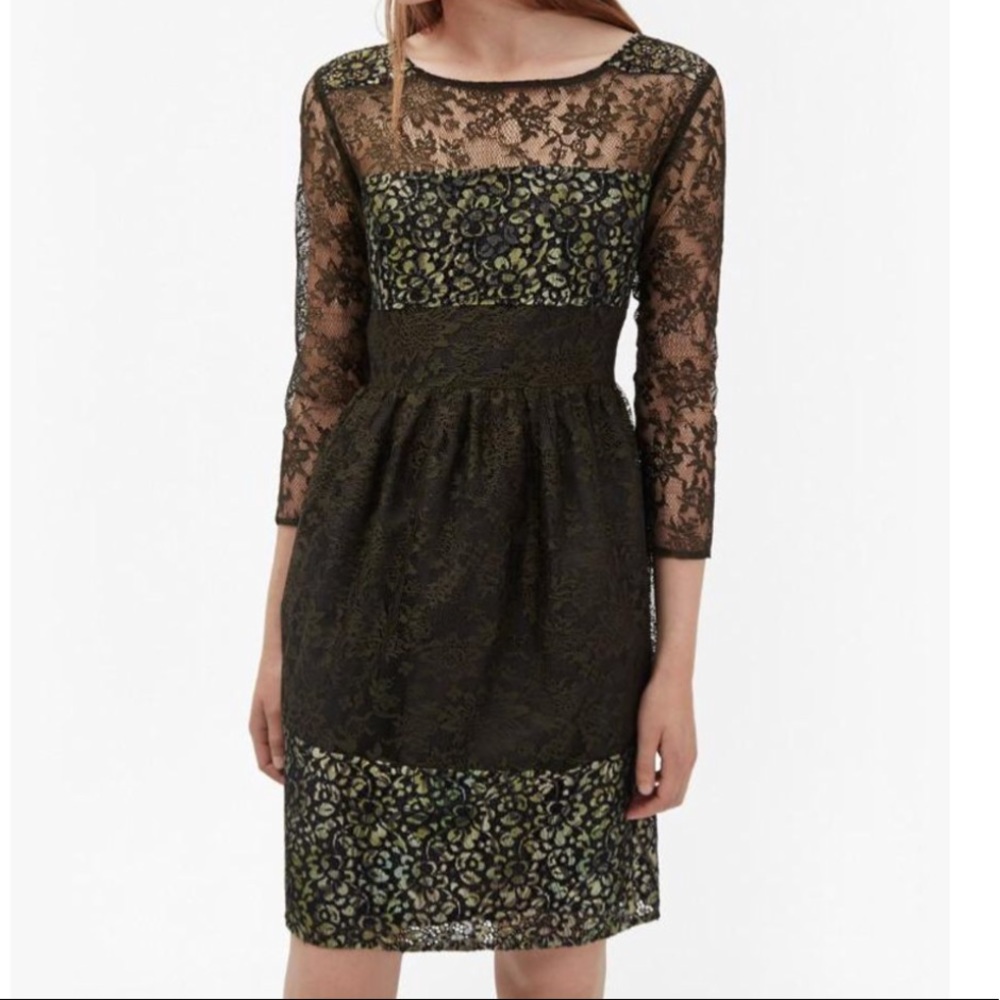 French Connection Molly Lace Mini Dress NWT