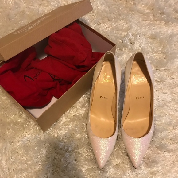 Christian Louboutin Shoes - Christian Louboutin Decollete Glitter 100