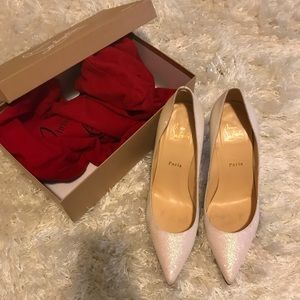 Christian Louboutin Decollete Glitter 100
