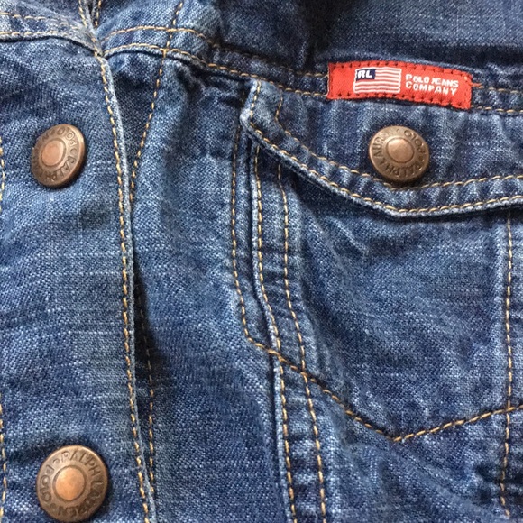 Ralph Lauren jean jacket, Girl size 6X - Picture 2 of 4