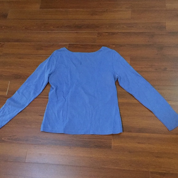 Petite Sophisticate blue shirt - Picture 6 of 6