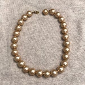 Majorica Gold Pearl Necklace