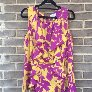 Cute ruffle front top