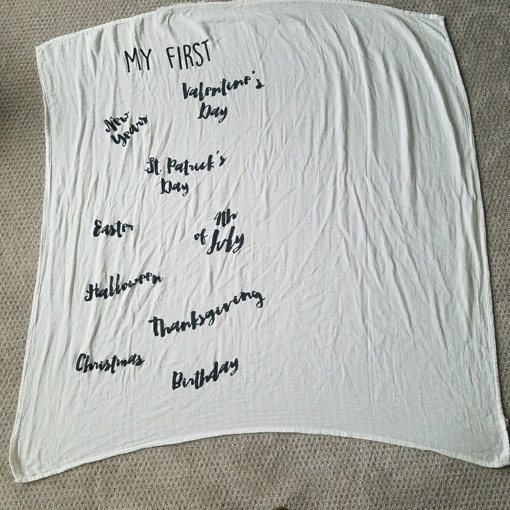 Milestone Blankets month by month and holidays