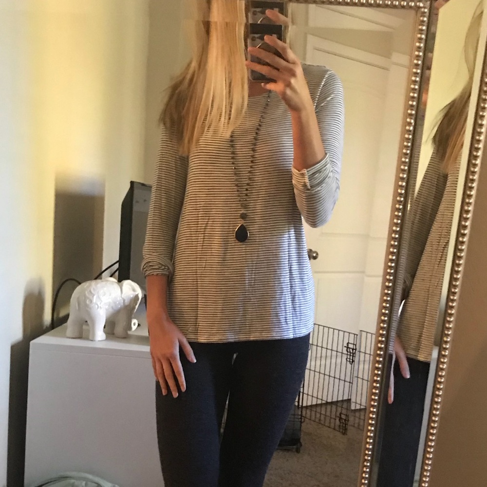 Striped Long Sleeve Tee