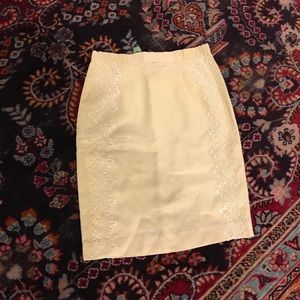Sweet lace linen skirt