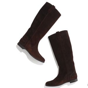 Madewell Archive Boot in Suede with Extended Calf